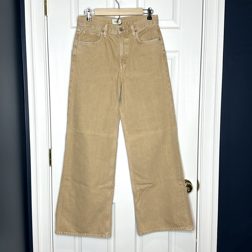 Citizens of Humanity High Rise Wide Leg Jeans size 27